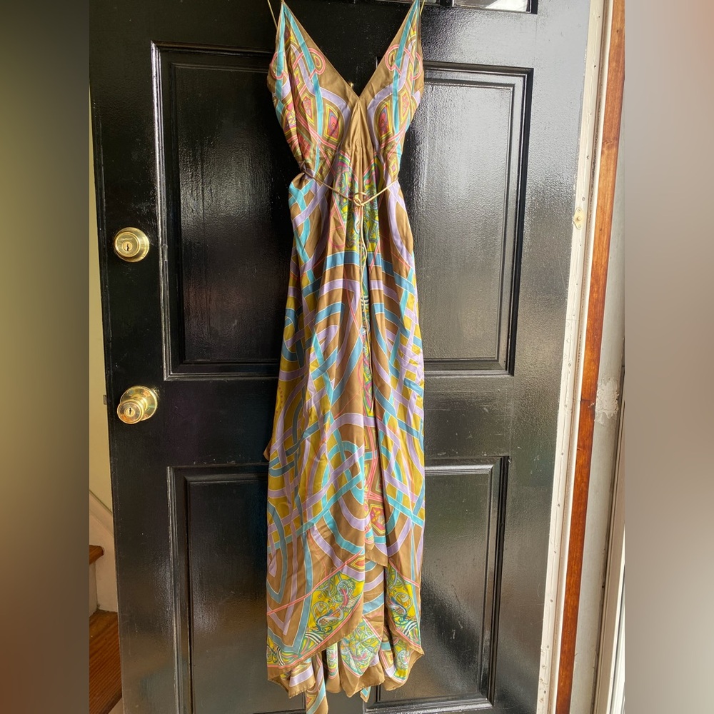 THE Nicole Miller Scarf Dress